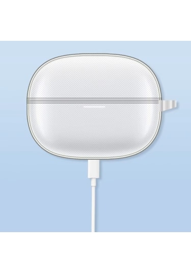 Xiaomi Redmi Buds 5 Pro Uyumlu Soft Silikon Kılıf+kanca Şeffaf