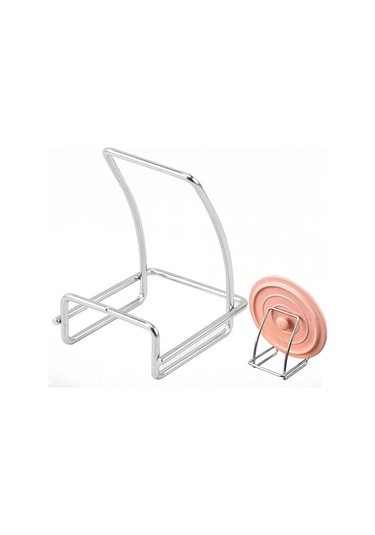 Pazly Suntek Pot Kapağı Tutucu - Kapak Organizatörü, Dolap Ve Kiler Düzenleyici Gümüş Gümüş