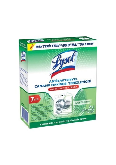 Lysol Antibakteriyel Çamaşır Makinesi Temizleyici Çam Ve Okaliptus Ferahlığı 2X250 Ml