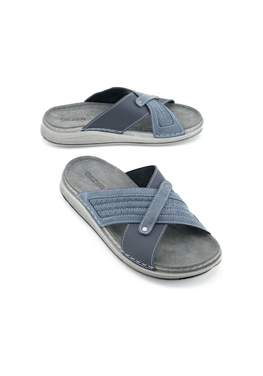 Gezer Yazlık Erkek Tasarım Rahat Taban Günlük Terlik Gt1yme.15657.01.013.k31 Lacivert