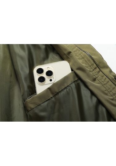 Sımıcg Erkek Gündelik Kapüşonlu Ceket Siyah