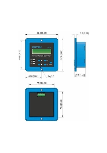 Cotek Sk Serileri İçin Uzaktan Kumanda Ve Gösterge Cr-6