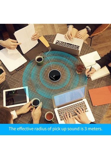 Skycıty Video Konferansı İçin Hepsini Kapayan Mikrofon, Hemen Kullanılabilir