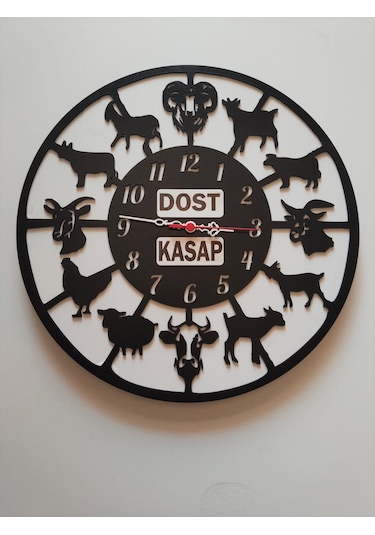 Kasap Temalı İş Yerine Özel Kişiye Özel İsim Yazılı Duvar S.