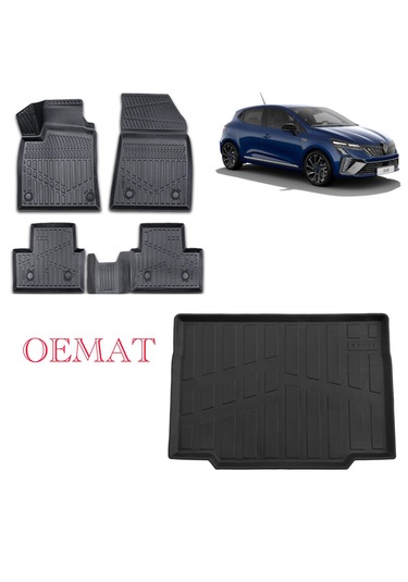 Renault Clio 5 Havuzlu Paspas Ve Bagaj Havuzu