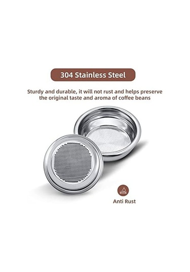 Metabagua E61/expobar E61 Için 58mm Kahve Dipsiz Portafiltre Bvwq1n Siyah