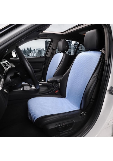 Gri Nefes Alabilen Buz İpek Küçük Bel Araba Koltuk Minderi Yaz Koltuk Örtüsü 1 Adet