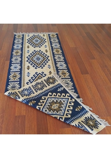 Uşak Kilimi - Çift Taraflı Antik Tarz Eşme Desen Kilim Yolluk