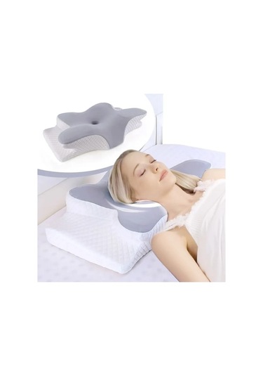 Carrier- 2'si 1 Arada Bellek Köpük Servikal Yastık, İçin,hızlı Relaks Masaj Cihazları,renpho Masaj 10020538 Beyaz