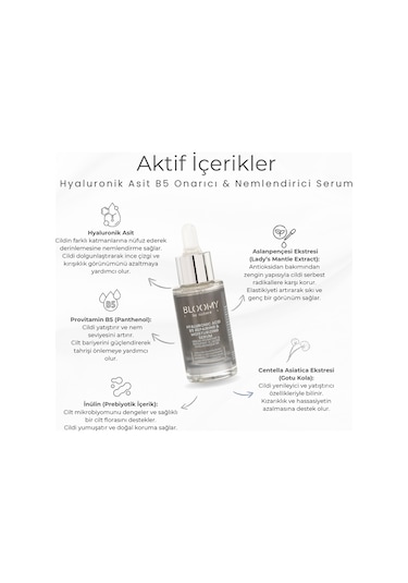 Hyaluronik Asit B5 Onarıcı & Nemlendirici Serum
