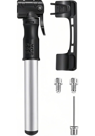 Yifomall Alüminyum Mini Ayaklı Pompa, 80psi Hızlı Şişirme, Taşınabilir Dış Mekan Bisiklet Top Lastik Şişirici, Gri-siyah Seçenekli