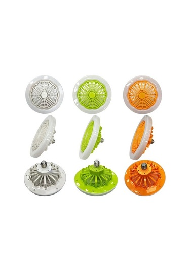 Kapalı Led Işık Sessiz Yatak Odası Mutfak Dekor Lamba Fanları-beyaz 5007 Beyaz