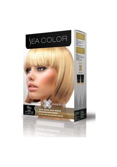 Sea Color Sarı Saç Boyası 9/0