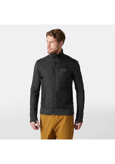 Helly Hansen Versalite Hybrid Fleece Erkek Siyah Dik Yaka Ceket Siyah