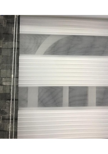 Storburada Pliseli Stor Zebra Perde Ekru Stb481-d Ekru