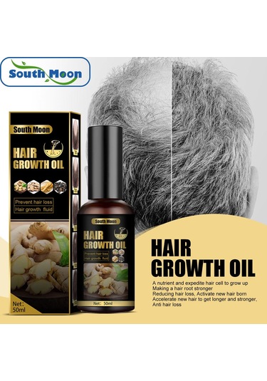 Güney Ay Saç Büyüme Spreyi Saç Dökülmesi Serumu Tedavisi Sprey Nemlendirici Onarım Tedavisi Saç Büyüme Sıvısı 50 Ml Dropshipping