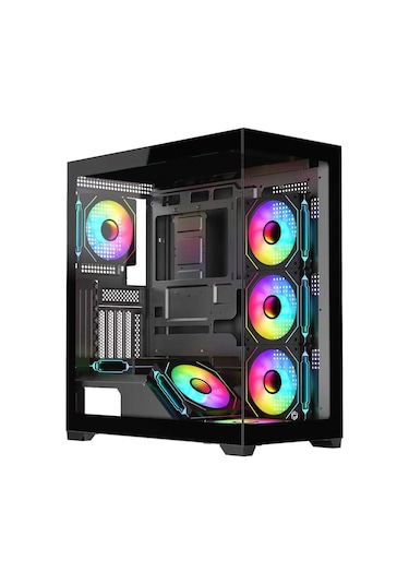 Frisby Domınator 650w 80+ 7x120mm Argb Fan Mid Tower Atx Siyah Akak0frı0051