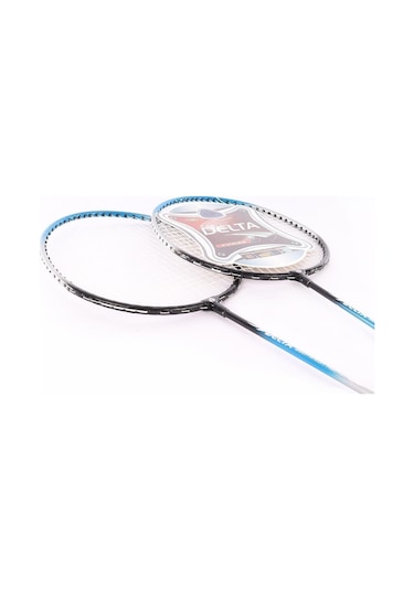Delta Çiftler için Badminton Raketi 2Adet -Badminton Topu 3 Adet -Deluxe Badminton Çanta Seti