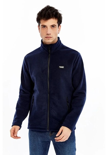 Champp Tam Fermuarlı Unisex Polar Lacivert