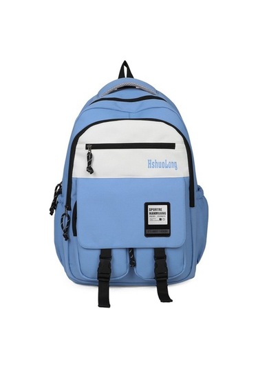 Merrigift Okul Seyahatleri Ve Günlük Kullanım Için Büyük Kapasiteli Eğlence Sırt Çantası Mavi