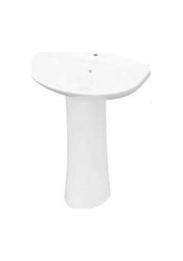 İdea Kolon Ayak Beyaz - Krom