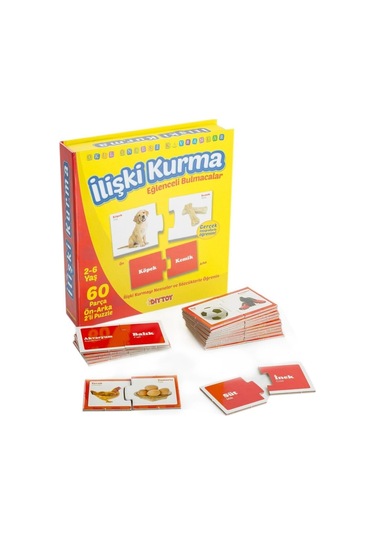 1437 Diytoy Eğlenceli Bulmacalar - İlişki Kurma - 2-6 Yaş
