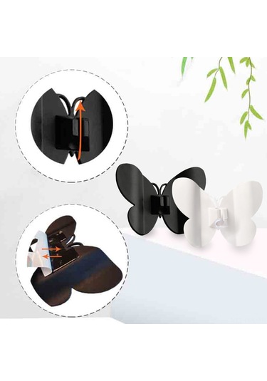 Padalink Küçük Alet Kablolarını Düzenleyici - Tpr Materyal, Sıfır Dışı, 2 Adet Siyah Ev Fırın Uyumlu Kablo Tutucu