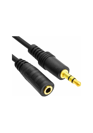 Kulaklık Ses Hoparlör Uzatma Kablosu 3.5mm Stereo - 1 Metre