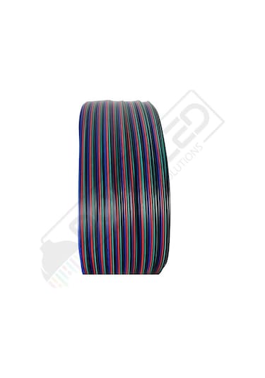 Rgb Kablo 4 Lü Şerit Led Kablosu 4x0.22 Kalaylı %100 Bakır 100m
