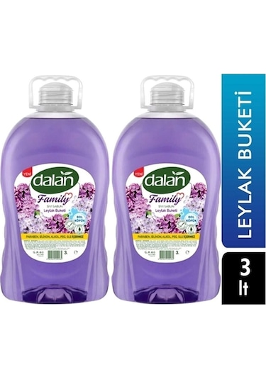 Dalan Family Sıvı Sabun Leylak Buketi 2 x 3 L
