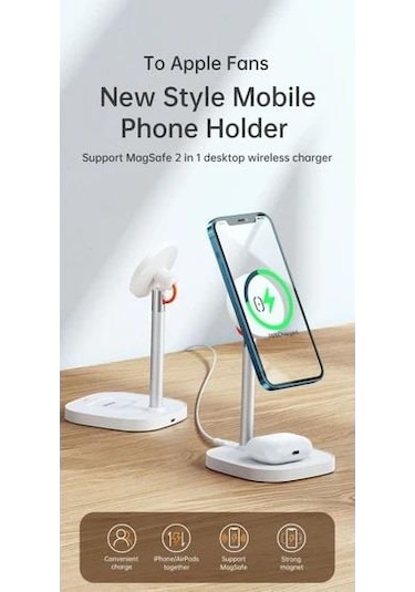 Mcdodo Ch-7340 2in1 15w Manyetik Tutuculu Şarj Standı