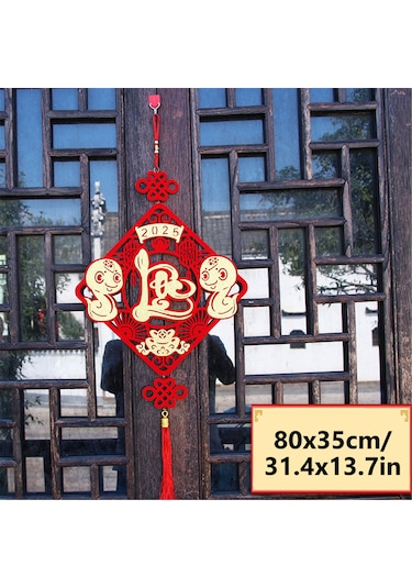 Geeroyoo 2025 Yılan Yılı Vietnam Yeni Yılı Dekorasyonu - Lộc Yazılı Keçe Duvar Süsü