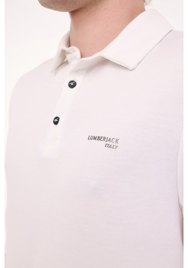 Lumberjack Ml Luke 15ıtl1080 5fx Beyaz Erkek Uzun Kol T-shirt 000000000101948273 Beyaz