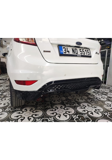 Ford Fiesta St Difüzör Arka Ek Parlak  Siyah