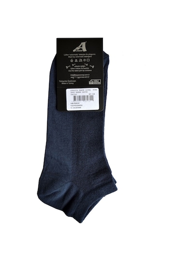 A Classe Erkek Indigo Patik Çorap İndigo