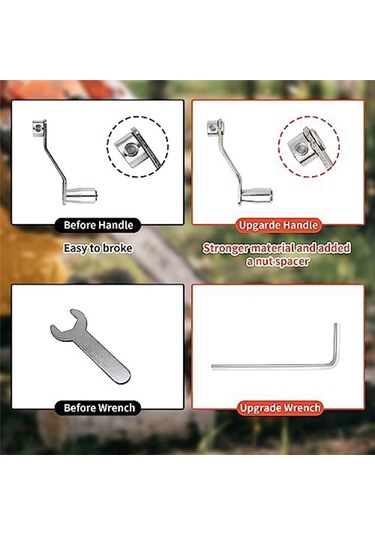 Xurunkeji Zincirli Testere Bileyici, Zincirli Testere Bileyici Jig Zincirli Testere Bileyici Aleti 8-22 İnçlik Zincirli Testereler İçin Uygundur