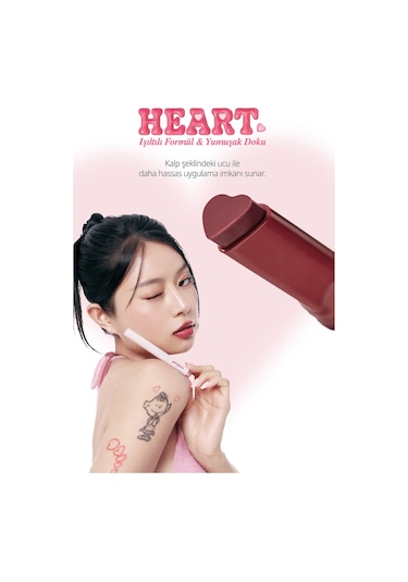 Peripera Heart Jam Glow Yoğun Nemlendirici Parlak Bitişli Balm 3 Grapefruit Crush