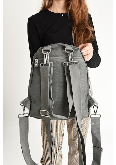 Ultra Hafif Kadın Sırt Ve El Çantası Gri Model: 571-5a - Gri