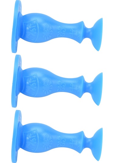 Tenfowee 3'lü Paket: Kauçuk Çamaşır Makinesi Kapı Açıcı - Hava Döngüsü Sağlar, Nem Ve Koku Engeller - Çok Amaçlı Kullanım Kapı, Telefon, Duvar Koruması - Mavi Mavi