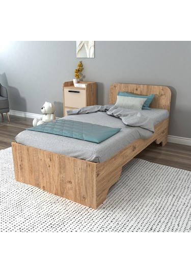 Arnetti Karyola 90x190 Luses Karyola Atlantik Çam Bej
