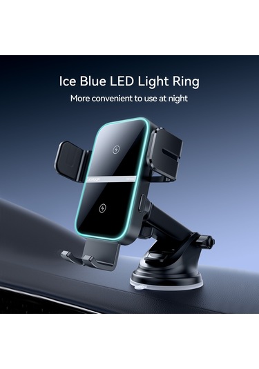 Joyroom Jr-zs246s Araç Enstrüman Platformu Kablosuz Şarj Cihazı Telefon Tutucu Siyah