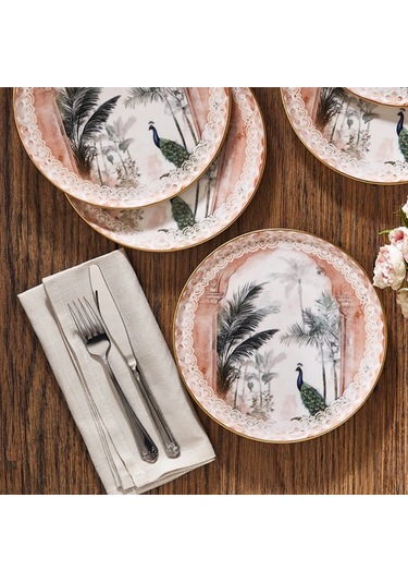 Fecra Peacock 6 Parça Pasta Tabağı Seti