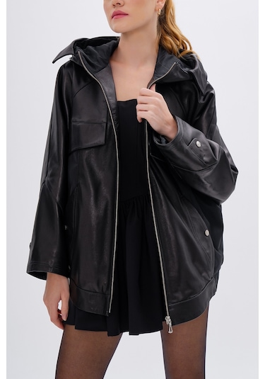 Valmenti Kadın Hakiki Deri Siyah Mont 616 Z-4002 Bn Derımont Sk24/25 Sıyah Siyah