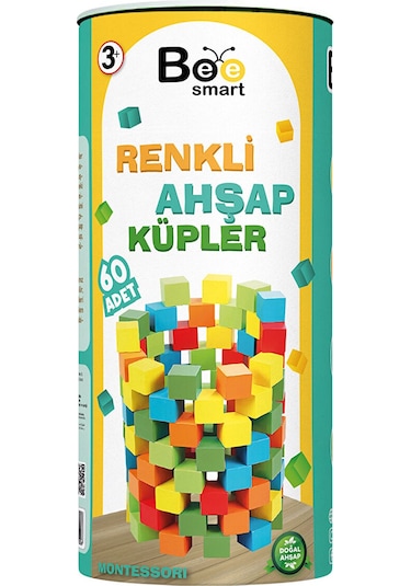 Bee Smart Renkli Ahşap Küpler