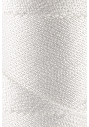 2 Mm - 200 Gr Polyester Makrome Ipi Beyaz 230 M Polyester Makrome Ip Supla Ip Ve Çanta Ipliği
