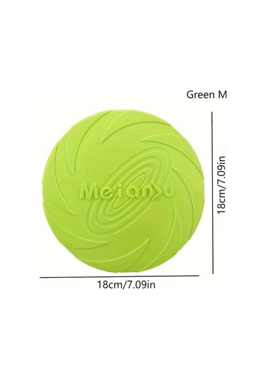 Primepickings 1 Adet Düz Renkli Köpek Eğitim Uçan Diski, Dayanıklı Çiğneme Oyuncağı Mor L