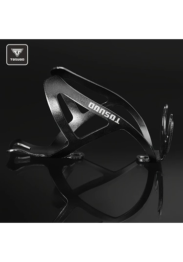 Chuangyinshop Tosuod Ultra Hafif Alüminyum Bisiklet Şişe Tutucu - Siyah Dağ Ve Yol Bisikleti Aksesuarı Siyah