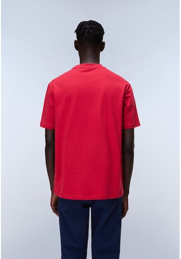 Napapijri S-small Box Ss Erkek T-shirt-31965 Kırmızı
