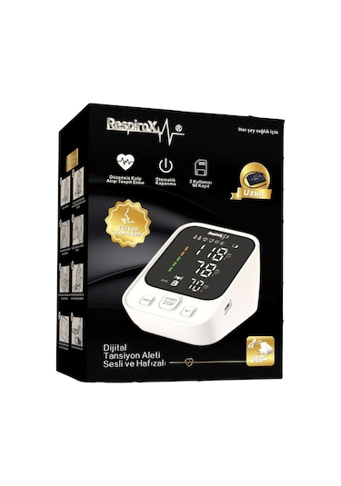 Respirox Axd-809 Türkçe Konuşan Tansiyon Aleti