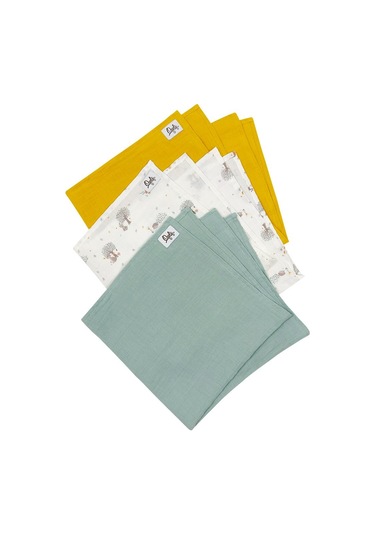 Owli Lovelayers 2 Kat 3'lü Müslin Set Forest 70x70 Cm Ekru